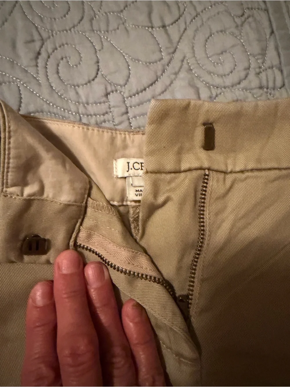 J.Crew Chino Shorts Women’s Size 6 Khaki Tan 100% Cotton Classic Casual